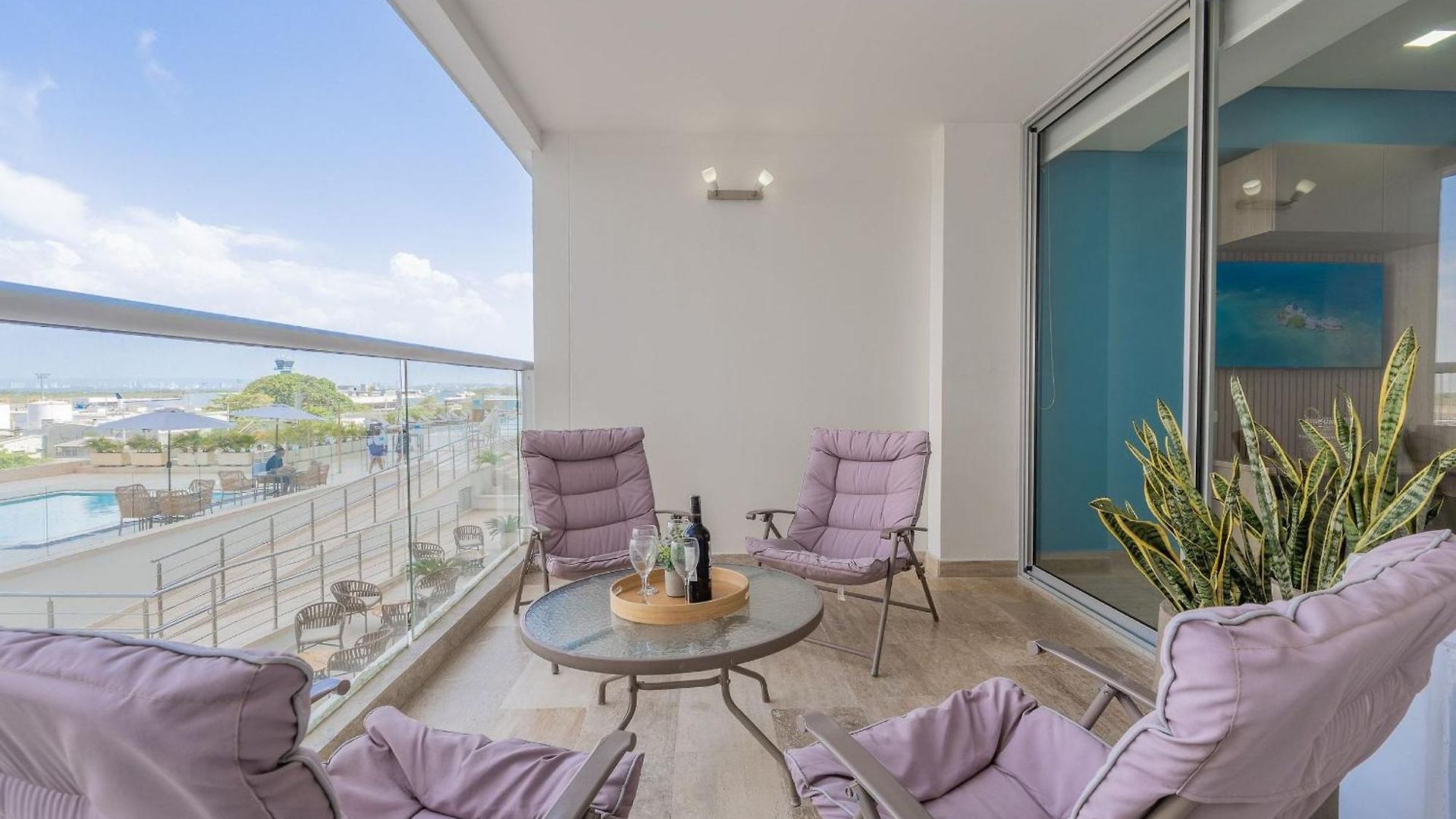 Cb544 | Acogedora Vista A La Piscina Cartagena