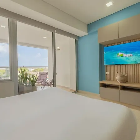 Cb544 | Acogedora Vista A La Piscina Cartagena